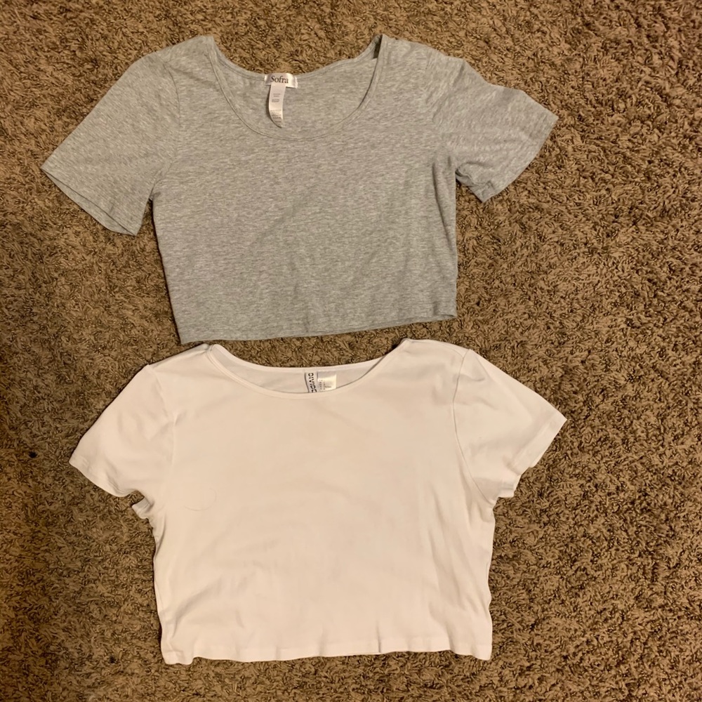 Set of two Crop Tops bundled.